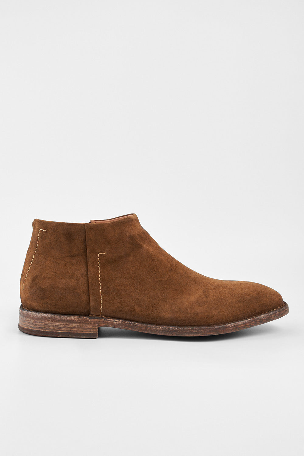 Brown low ankle boots hotsell