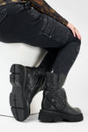 CROFT urban-black lightweight biker boots.