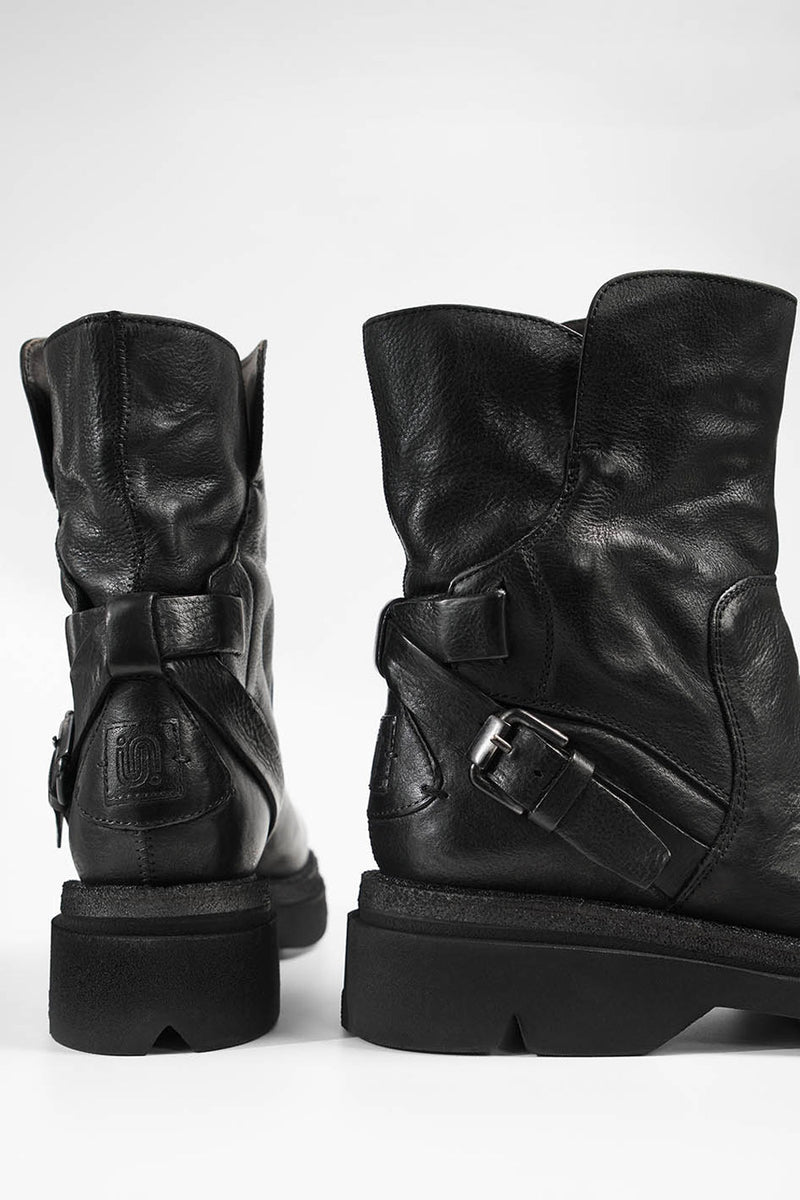 CROFT urban-black lightweight biker boots.