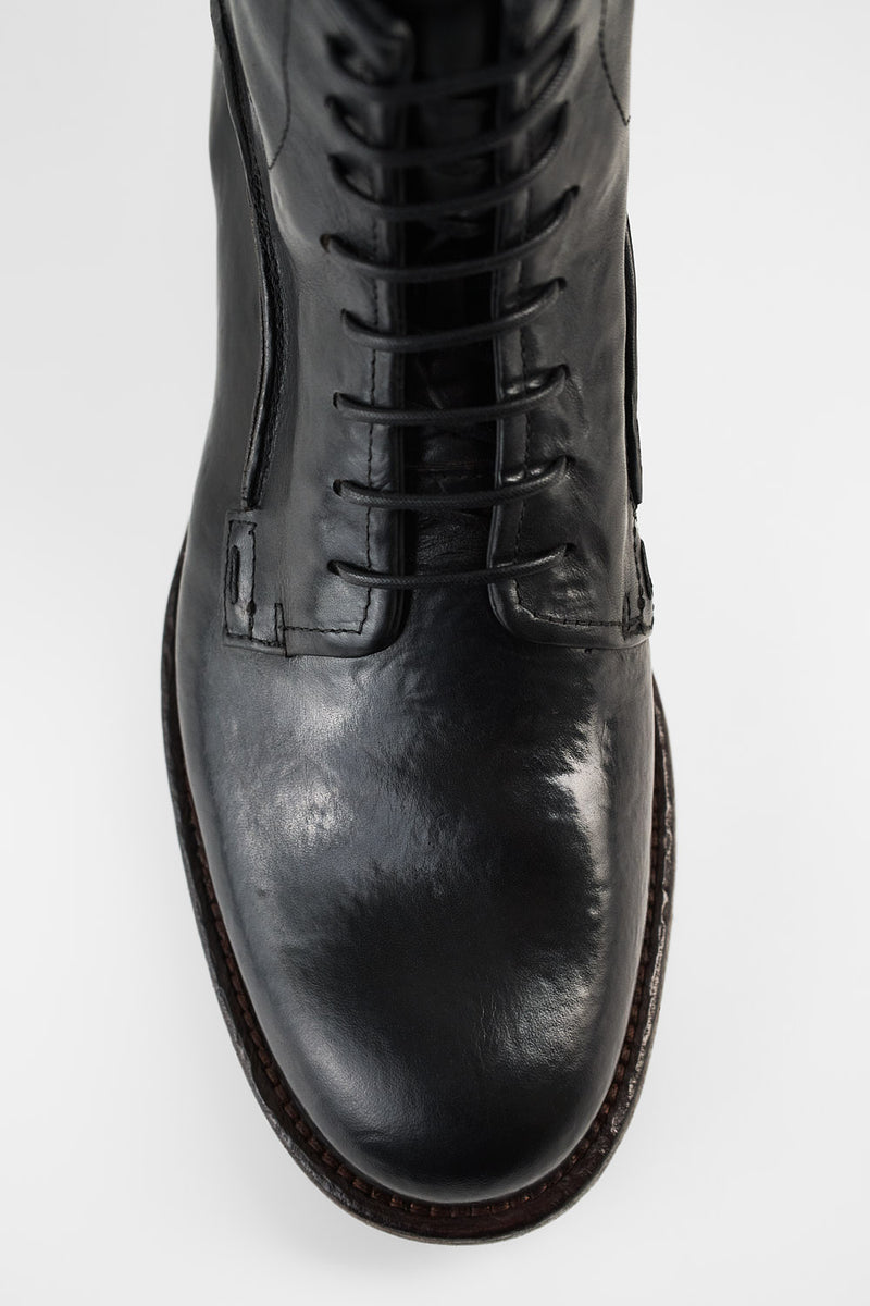 EYTON imperial-black military boots.