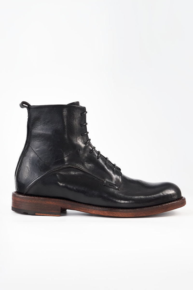 EYTON imperial-black military boots.