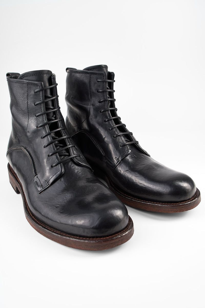 EYTON imperial-black military boots.