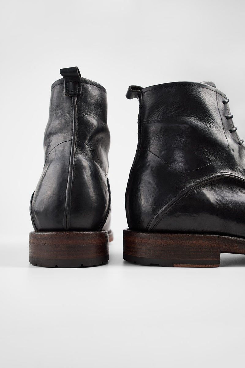 EYTON imperial-black military boots.