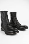 IVES urban-black laceless boots.