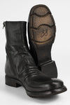 IVES urban-black laceless boots.