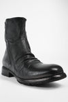 IVES urban-black lightweight laceless boots.