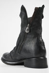 IVES urban-black laceless boots.