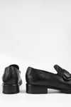 IVES urban-black slip on shoes.