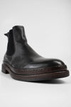 LAMBETH jet-black welted chelsea boots.