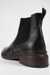 LAMBETH jet-black welted chelsea boots.