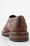 LENNOX cognac brogue oxford shoes.