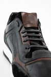 MADDOX urban-black patina sneakers.