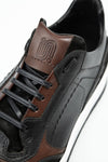 MADDOX urban-black patina sneakers.