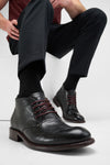 KNIGHTON jade-black chukka boots.