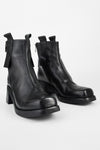 QUINN urban-black zipped ankle boots.