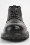 ROWLEY coal-black folded chukka boots.