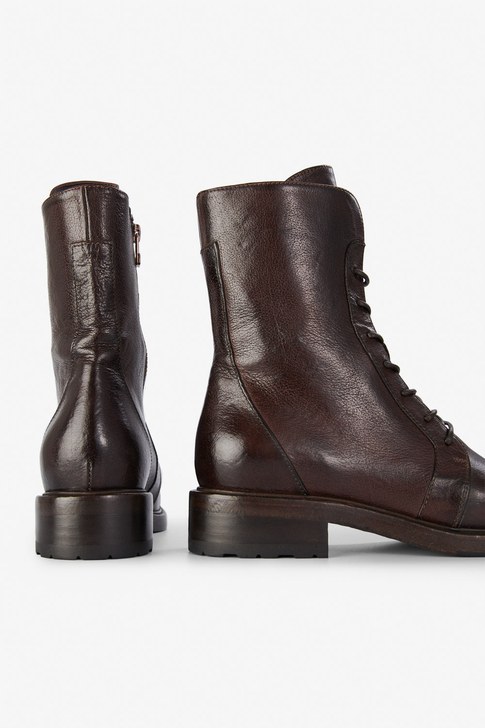 BERKELEY terra-brown ankle boots, untamed street