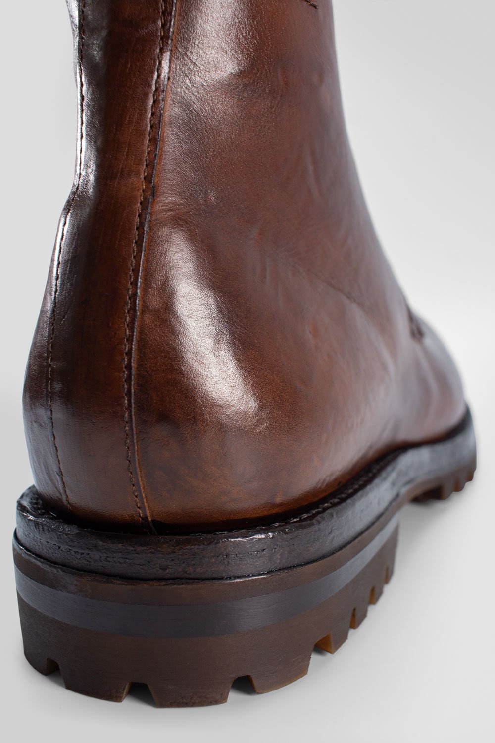 CAMDEN teak-brown ankle boots | untamed street – UNTAMED STREET