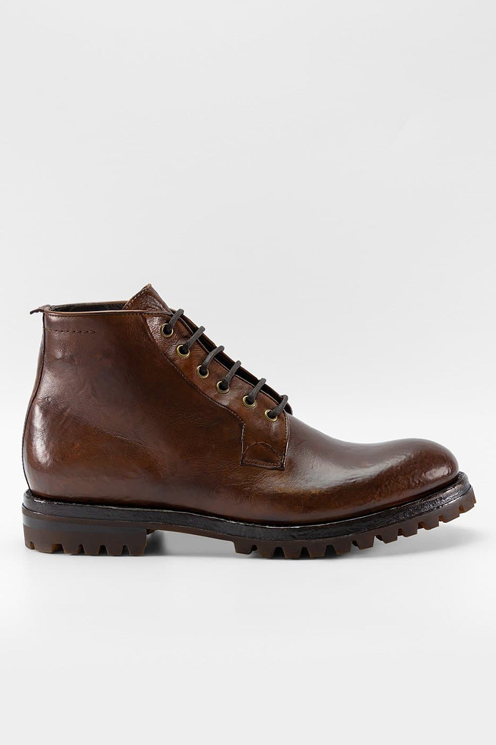 CAMDEN teak-brown ankle boots | untamed street – UNTAMED STREET