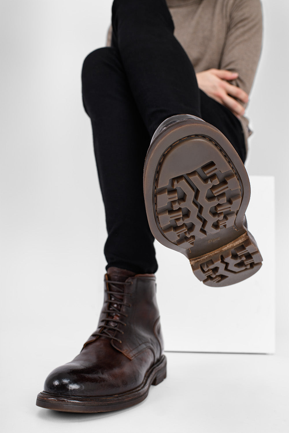 CAMDEN teak-brown ankle boots | untamed street | men – UNTAMED STREET