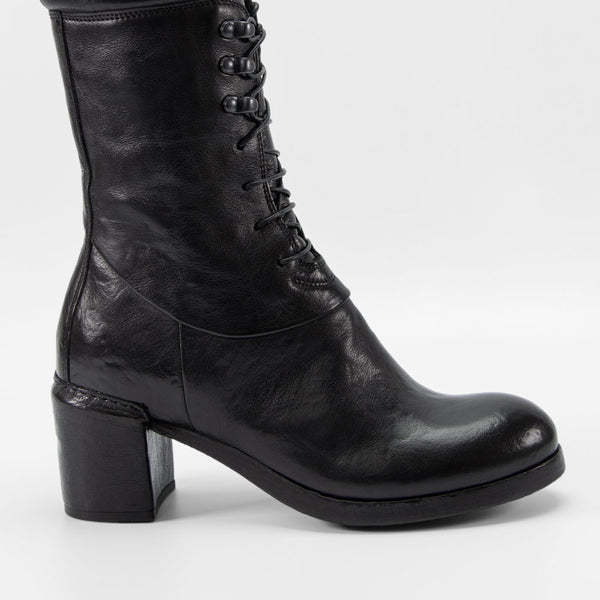 Raid Wide Fit Madison Cut Out Flat Ankle Boots in Black