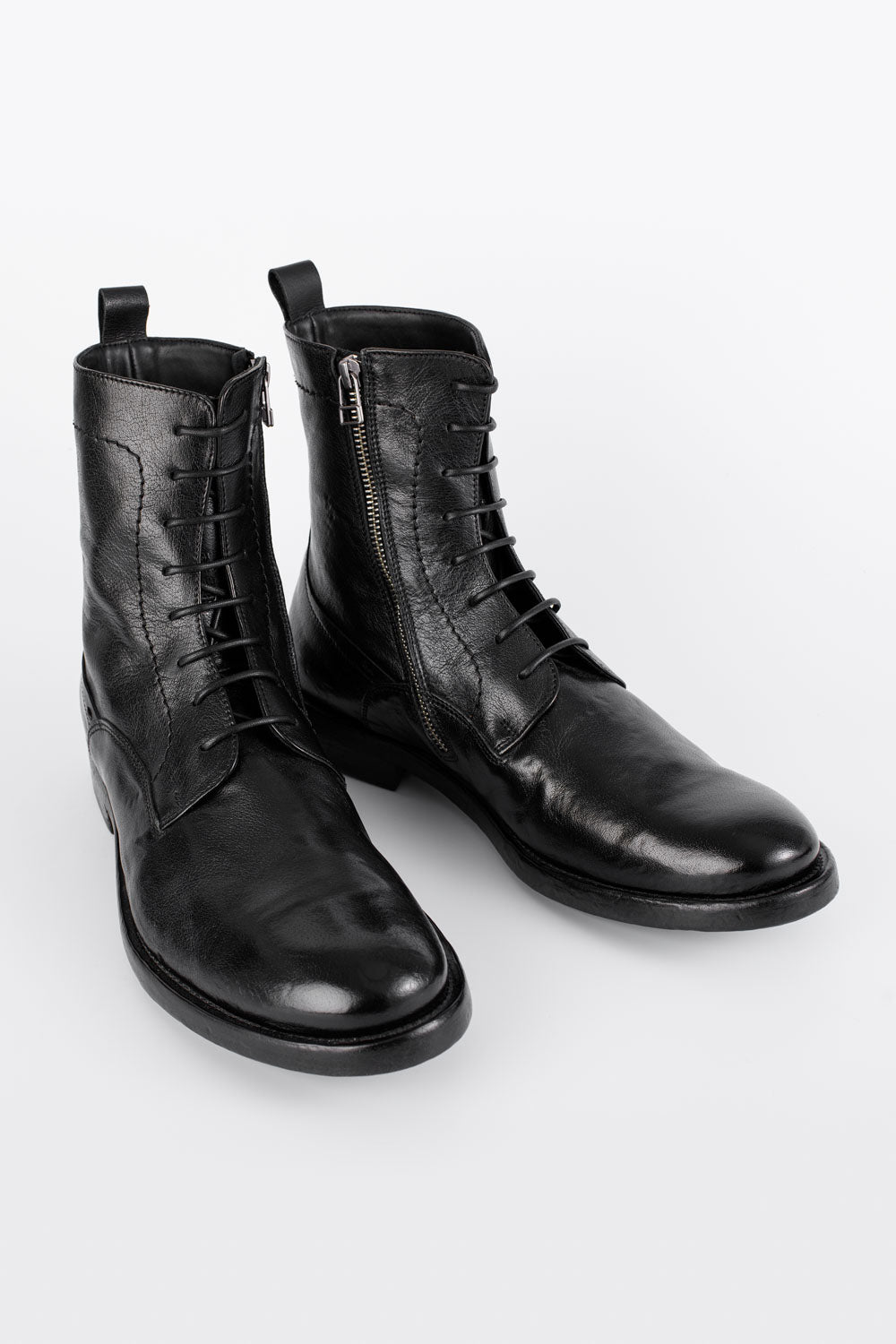 GmbH double-zip ombré ankle boots - Black