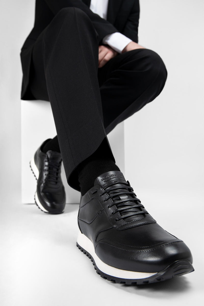 1: 1 High Quality Men Shoes Luxury Brand Designer Shoes Black Calf
